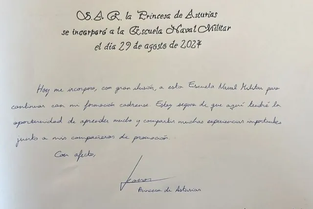 Carta Infanta Leonor